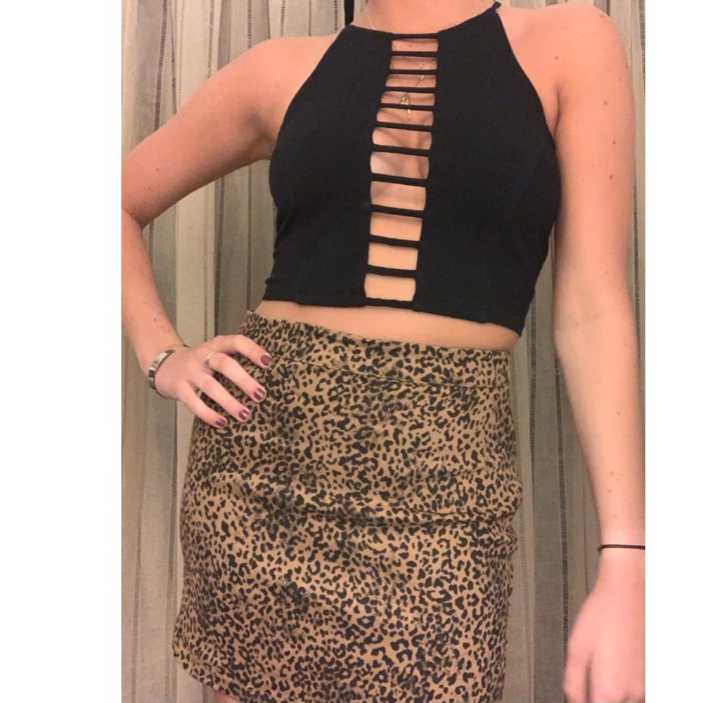 🤍 Black Cutout Going Out Top 🤍